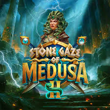 Stone Gaze of Medusa 2 online game logo by Stakelogic on spinangacasinogreece.com